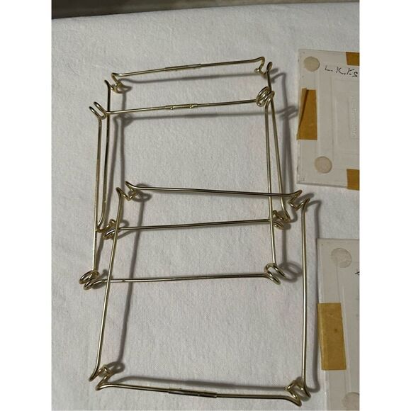 1970 Vintage Fruit Ceramic Tile Framed Artwork Trivets Set of 3 - Picture 6 of 8